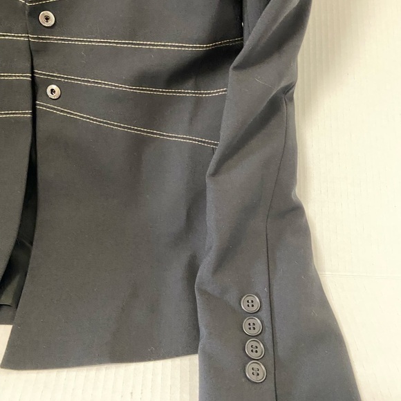 womens black blazer pristine condition dont know brand size small - Picture 3 of 5